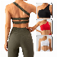  Women Workout Clothing 2 PCS Fitness Suit Gym Wear Ladies Sports Bra Activewear Yoga Sets