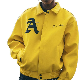  Black Yellow Leather Versity Jacket for Men Manufacturer Bulk Bomber Plus Size Men′s Letterman Varsity Jackets