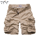 Men′s Best Cotton Cheap Casual Camouflage Khaki Cargo Shorts Sale Clearance