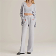  New Arrival Ladies Fashion Wide Leg Leisure Cashmere Pants