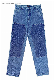 All Custom Made Casual Fashion Design Patch Solid Loose Denim Jeans