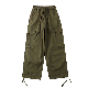  Green Loose Large Pockets Cargo Pants