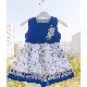  Summer Kids Clothes Cotton Short-Sleeved Girls Suit Baby Wear Short Skirt New Casual Foreign Style Summer Thin Section Loose Short-Sleeved Dresses