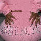 High Quality New Fashion Casual Rhinestone Pants Loose Fitting Women′s Clothing