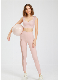  Young Ladies Yoga Suit Tights Hip Lifting Fitness Suit Women′s Bra Pants Sports Two Piece Set