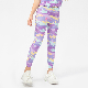  Children High-Elastic Quick-Drying Graffiti Printed Children Dance Tights Pants Fitness Sports Wear