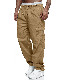  Custom Men′s Outdoor Trousers Relaxed Fit Sport Pants Jogger Sweatpants Drawstring Cargo Pants with Pockets for Men