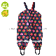  Kid′s PU Rain Bib Trousers with Cute Print