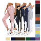  Factory Hot Wholesale Fashion Sweatpants Drawstring Women′s Sweatpants Drawstring Waistband Side Stitching Pants Ladies Jogging Trousers