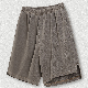  2023 High Quality Summer Custom 3D Puff Printing Logo Shorts 280g 100% Cotton Vintage All Over Sweat Foam Puff Print Trousers for Women