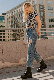 Puncture Design Women Comfort Stretch High Quality Fashion Lady Jeans