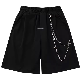  Sedex Casual Rave Clothing Pant Metal Chain Accessories Double Layer Shorts Men