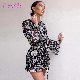  Flare Sleeve High Neck Playsuits Sport Jumpsuit