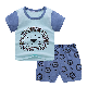  Summer Casual Design Clothes Round Neck Short Sleeve Suit for Kids