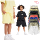  280GSM Summer Kids Wear Clothing Unisex Children 100%Cotton High Waist Plain Blank Boys Custom Logo Puff Print Essentials Streetwear Sweat Pants Shorts for Men