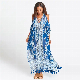  Summer Boho Dress Beachwear Bikini One Piece Blue Cover UPS Beach
