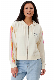  Spring Autumn Women Comfortable Sweatshirt Teen Girl Hoodies White Color with Zip Through Opening
