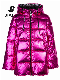  100% Polyester Fashion Waterproof Pearl Effect Winter Girl Children Puffer Down Jacket