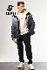  Fashion Men Customized Quilting Recycled Padding Down Winter Jacket with Sherpa Lining