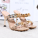  New Style Stiletto Heels Sexy Pointed Heels Women High Heel Slipper with Link Chain