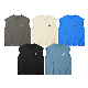  Solid Color DTG Printing Wholesale Custom Plain Streetwear 100% Combed Cotton Sports Gym Kids Tank Top