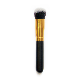  Oblique Round Head Gold Aluminum Tube Solid Wood Handle Single Brush