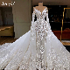  OEM High Quality Wedding Dress Bridal Dress Customized Party Gown