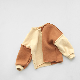  Fashionable Clothes Fleece Splice French Terry Children Sweatshirt