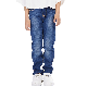 Custom Children Money Wash Soft Cotton Fray Slim Fit Denim Kids Jeans