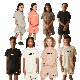  Custom OEM ODM Luxury Cotton Summer Plain Solid Blank Kids Boys Tracksuit Girls Children Clothes 2 Piece T Shirt Shorts Sets for Kids Wear