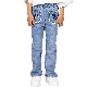  Custom Girl Denim Jeans Logo Embroidery Casual Children Jeans