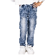  Custom Ferment Wash Light Blue Children Casual Pants Girls Jeans