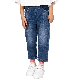  Custom Winter Plush Blue Patch Children Casual Girls Jeans