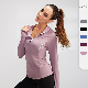  Women Long Sleeve Yoga Tops Wholesale Girls Workout Sports Shirt Fitness T-Shirt