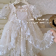 Girls Summer Short-Sleeved Bud Dress 2023 New Children′s Fluffy Skirt Lolita Skirt Baby Princess Skirt