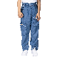  Custom Fashion Soft Denim Casual Children Pants Loose Jeans for Kids