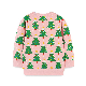  23 New Girls′ Round Neck Sweater Children′s Christmas Tree Print Long Sleeve Pullover Children′s Top Spring and Autumn