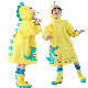  Kids Waterproof Full Length Rain Coat Jacket Coat for Children