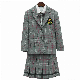  High School Uniform Designs Children Kid Blazer Set with Trouser Wholesale Cheap