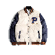  Boys Jackets Baseball Uniform Men Stand Collar Hooded Detachable Jacket Casual Letter Embroidered Jacket