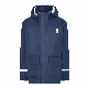  Children Polyurethane Rain Jacket PU Boys Girls Rain Jacket with Removable Hood