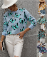  China Round Neck Women Loose Plus Size Knit Pullover Clothes Women Fashion Street Girl Floral Print Jacquard Sweater