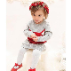  Winter Children Customized Baby Girl Kids Knitted Pullover Dress Sweater