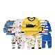  Wholesale Kids Wear High Quality Children Apparel 100% Cotton Sleepwear Long Sleeves Pants Pyjamas Set Cartoon Girls Pajamas Sets Leisure Pajamas