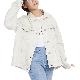  Custom Fashion Children Outerwear Color Fabric White Kids Denim Jacket