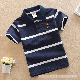  Boys Girls Polo Shirts Cartoon Children Apparel Summer Stripe Kids Tshirt