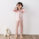  Top Supplier Silk Fabric Kid Pajamas Clothing Set Boys Girls Children Sleepwear Girls Baby Cute Pajamas Teenager Clothing