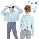  Wholesale Unisex Anti UV Lightweight Hooded Jacket for Children Toddler Boys Girls Upf 50+ Sun Protection Sunscreen Clothing Sports Coat with Zippered Outwear