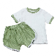 Short Sleeve Children T Shirt Sets for Kids