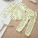  Children DOT Print Top and Pants Milk Silk Children Sets